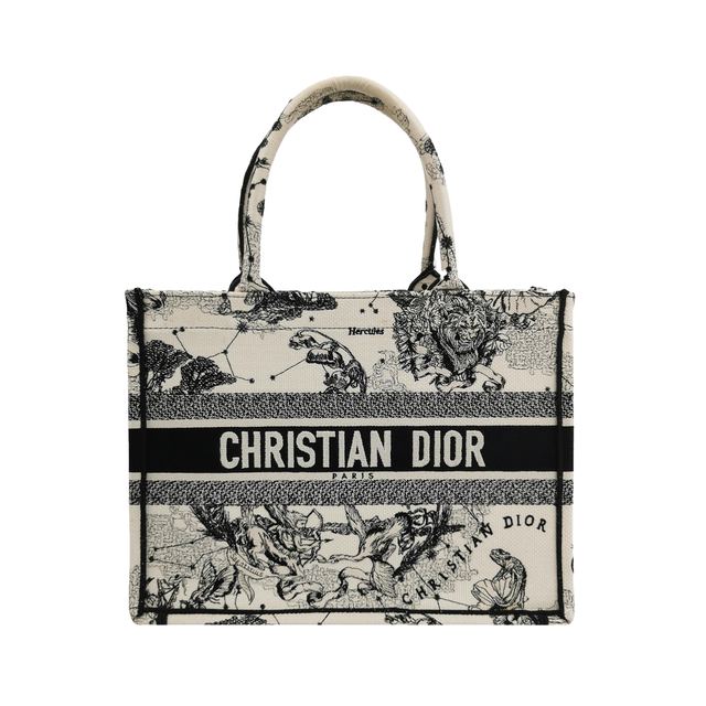 Dior Book Tote, بيج, قماش