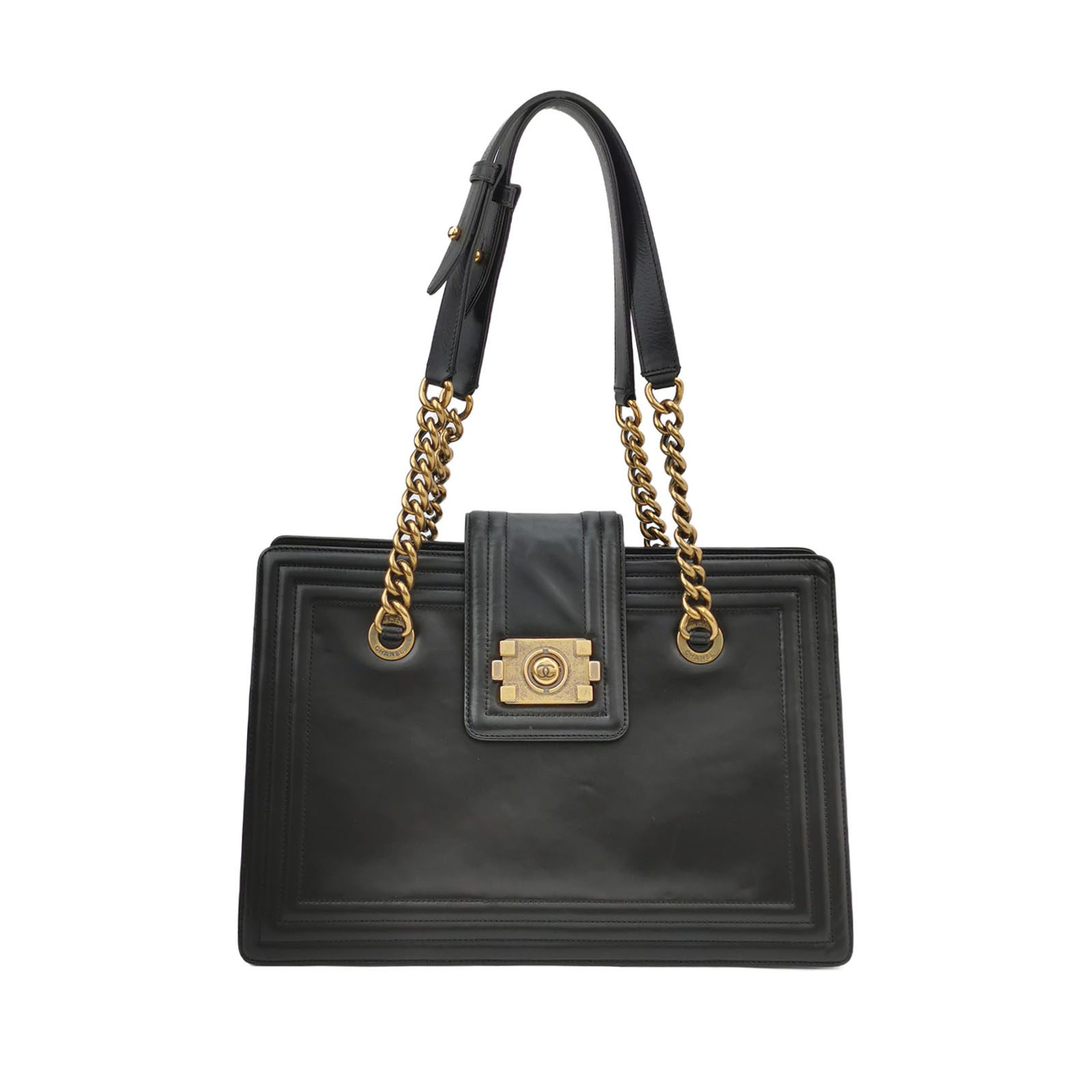 Chanel Boy Bag, Schwarz, Leder, Fotografiere 1