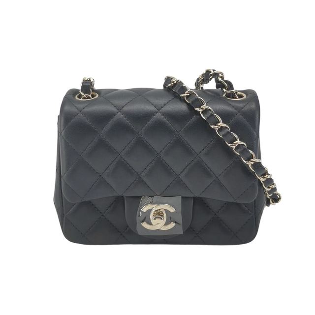 Chanel Classic Flap, أسود, جلد