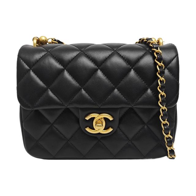 CHANEL Classic Flap, Schwarz, Leder