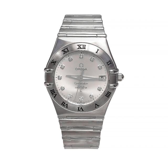 Omega Constellation, Silber, Stahl