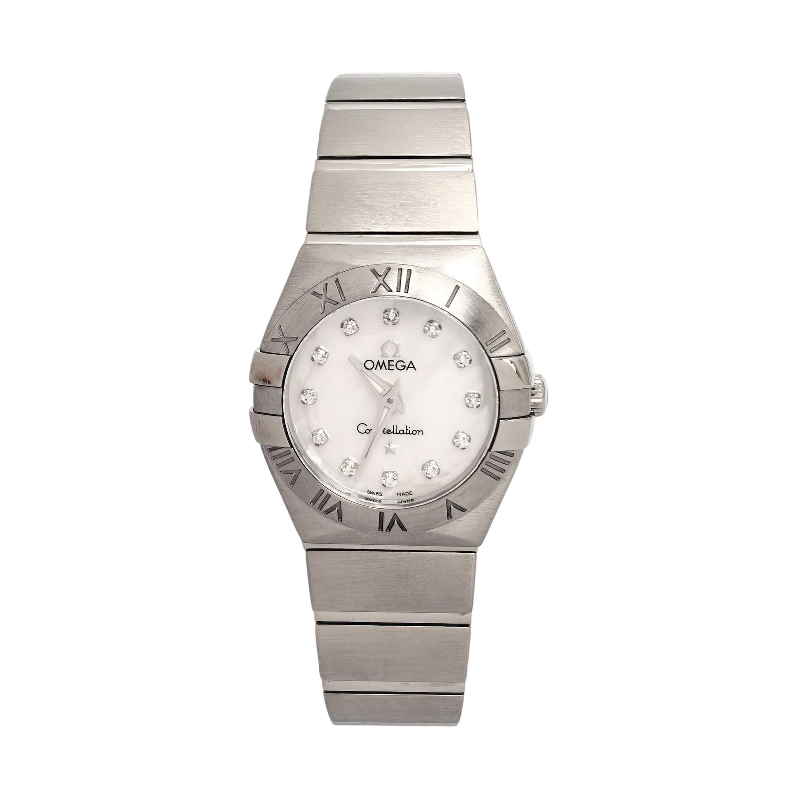 OMEGA Constellation, أبيض, معدن, صورة 1