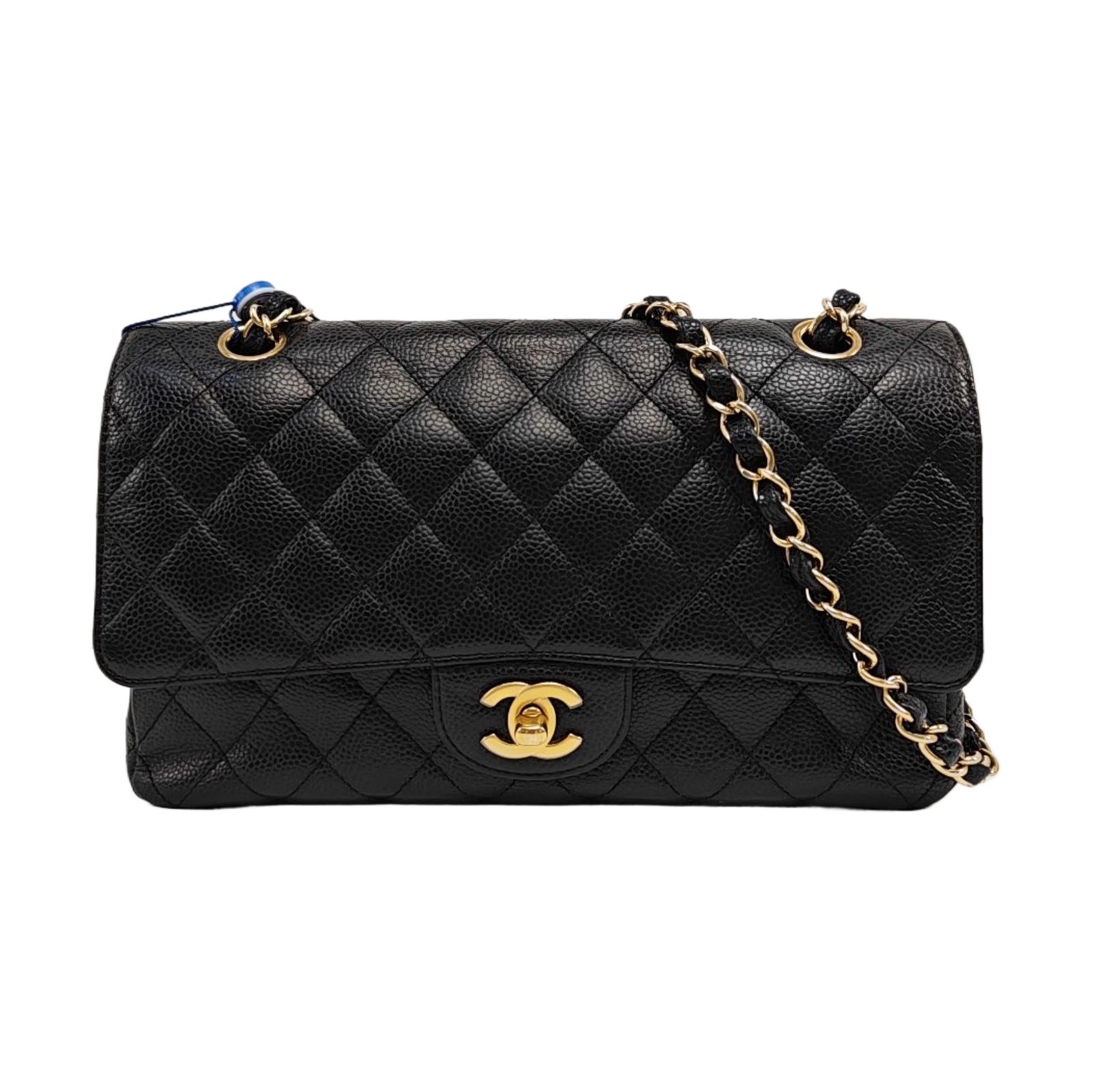 CHANEL Classic Flap, black, Leather, photograph 1