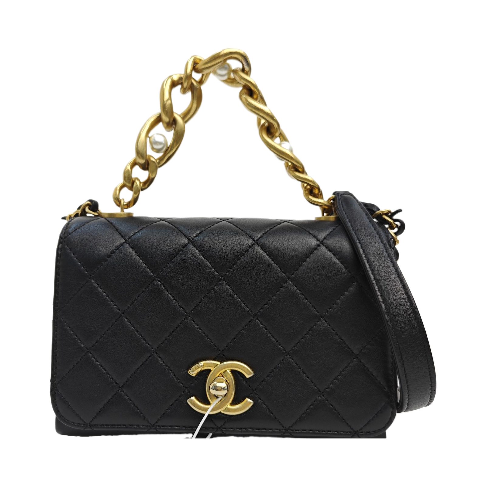CHANEL Classic Flap, noir, cuir, photographier 1