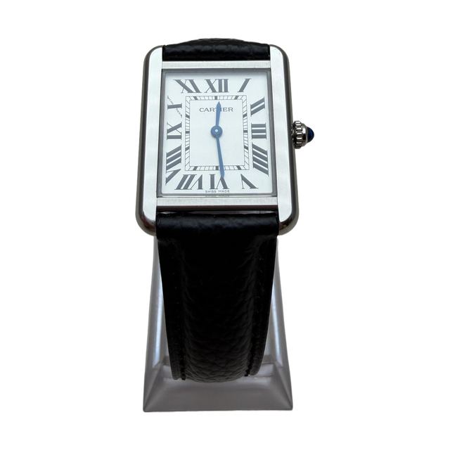Cartier Tank Uhr, 24.4 mm, weißes Zifferblatt, Artikel 905494196540