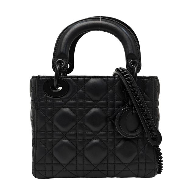 Dior Lady Dior Handtasche, 17 cm, Schwarz, Artikel 905746936651, Leder