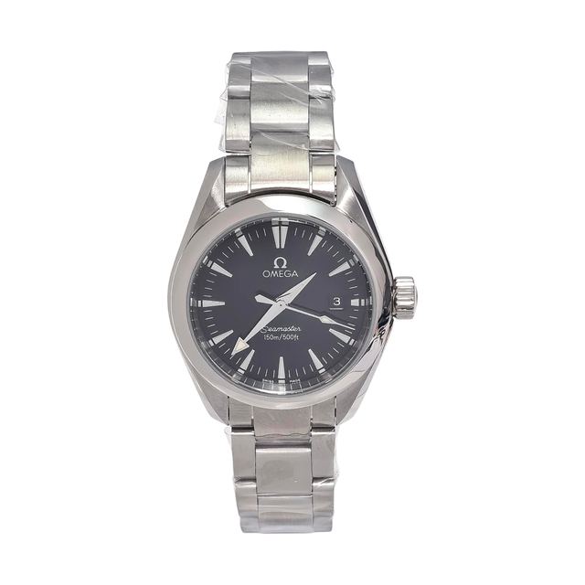 Omega Seamaster Aqua Terra Uhr, 30 mm, Schwarz