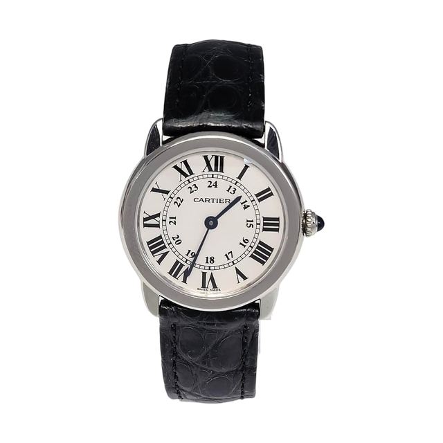 Cartier Ronde de Cartier Uhr, 29 mm, weißes Zifferblatt, Artikel 911392701618