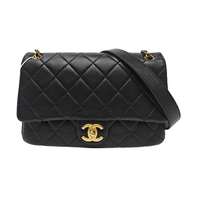 Chanel Classic Flap Schultertasche, 23 cm, Schwarz, Artikel 914204817105, Leder