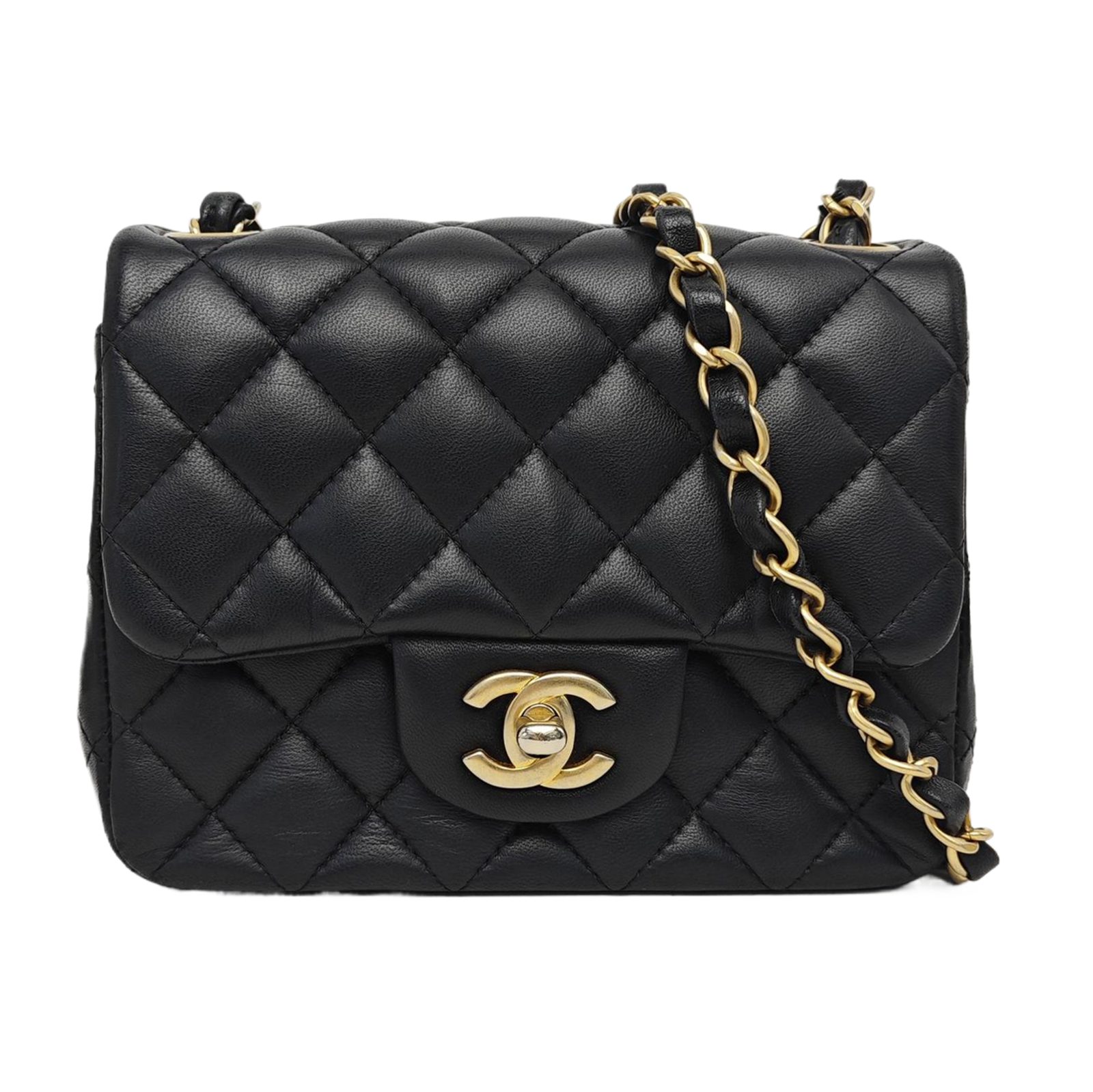 Chanel Classic Flap 肩袋, 17 cm, 黑色, 商品 919231730606, 羊仔皮, 第 1 張照片