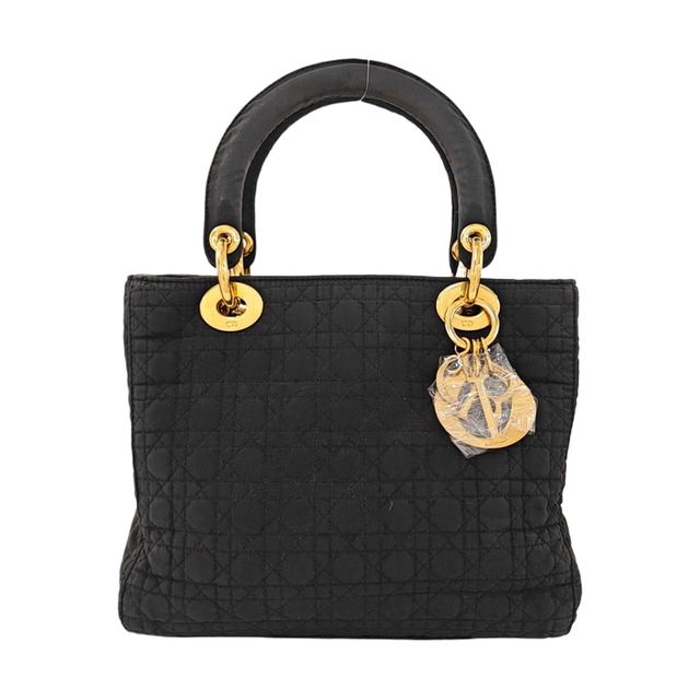 Dior Lady Dior Tasche, Schwarz