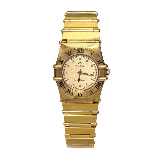 Omega Constellation Uhr, 24.6 mm, Gold