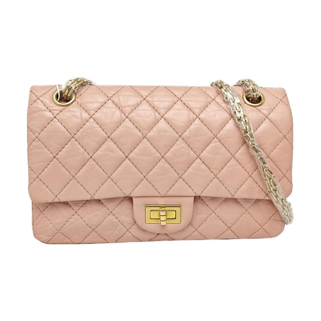 Chanel 2.55 Schultertasche, 24 cm, Rosa, Artikel 927275118756, Kalbsleder, Leder