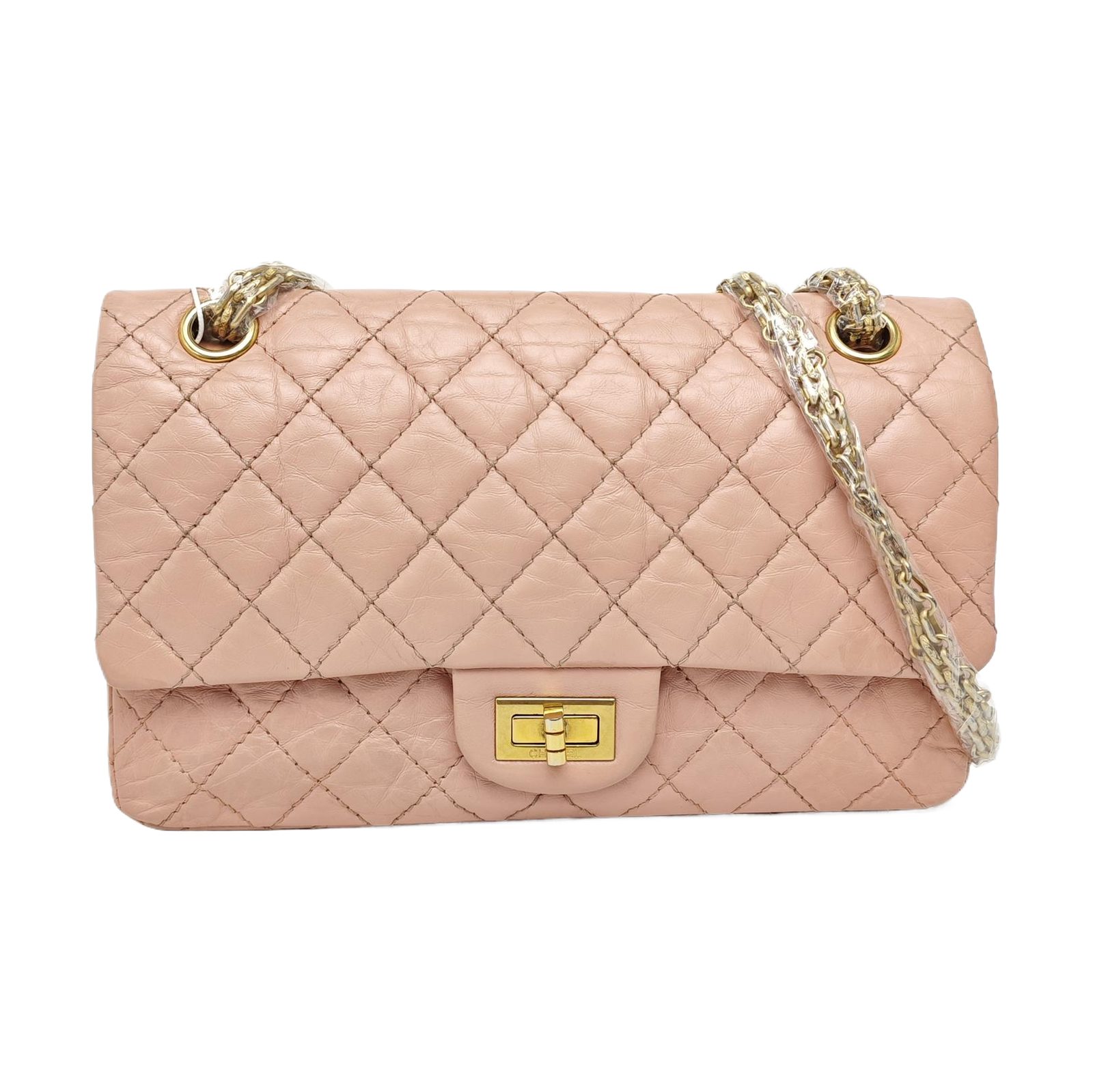 Chanel 2.55 Shoulder Bag, 24 cm, pink, Item 927275118756, Calfskin, Leather, photograph 1