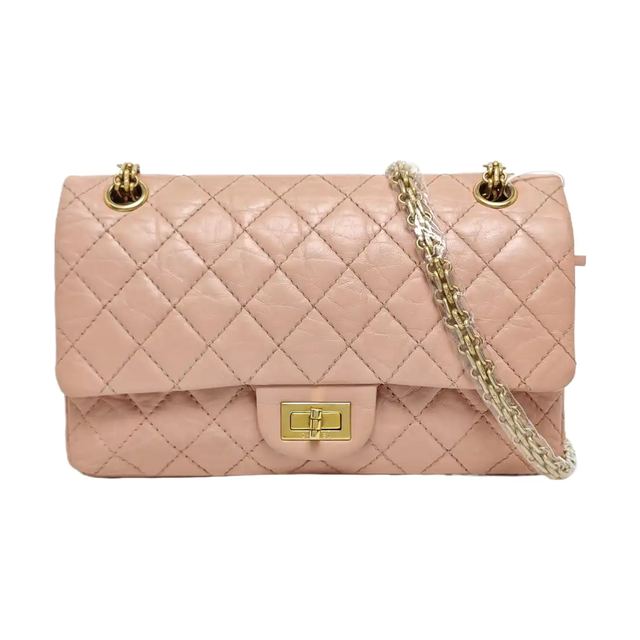 Chanel 2.55 Schultertasche, 24 cm, Rosa, Artikel 928382638905