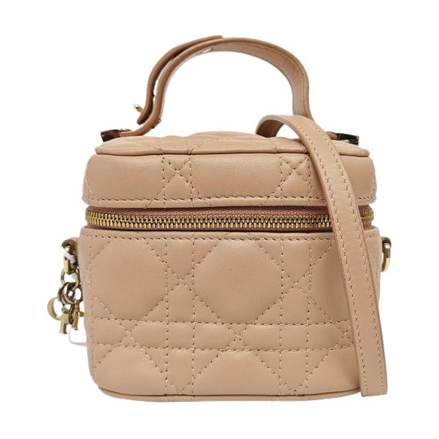 Dior Lady Dior Handtasche, 11 cm, Rosa, Lammleder