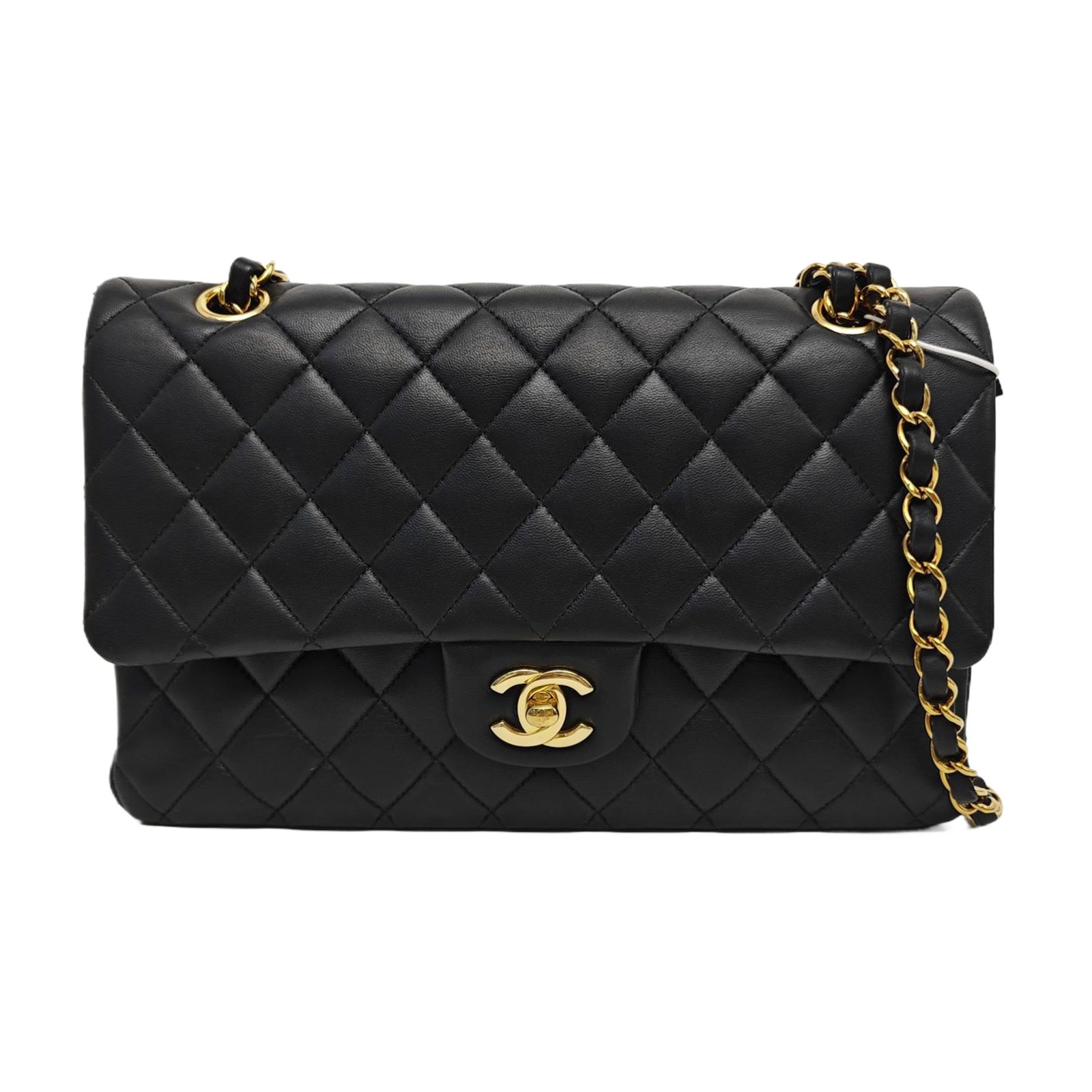 Chanel Classic Flap حقيبة كتف, 25.5 cm, أسود, القطعة 939748183677, جلد حمل, صورة 1