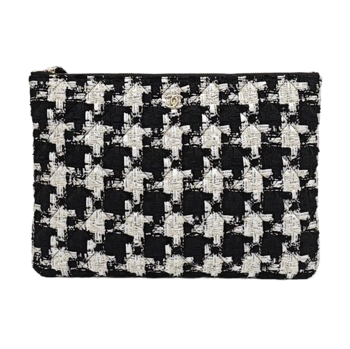 Chanel Classic Flap Clutch, 28 cm, black, photograph 1