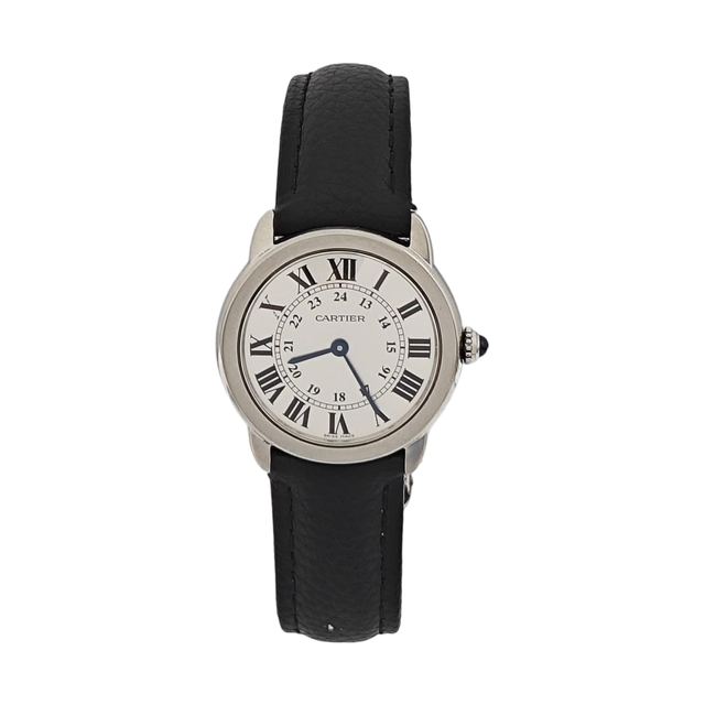Cartier Ronde de Cartier Uhr, 29 mm, weißes Zifferblatt, Artikel 944381236142
