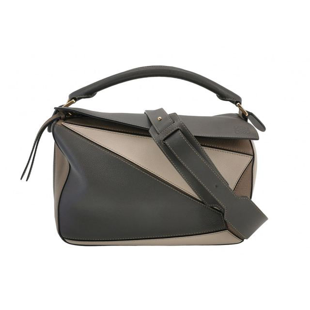 Loewe Puzzle Schultertasche, 27.5 cm, Braun, Leder