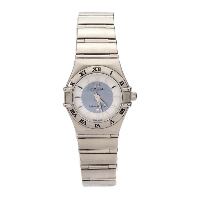 Omega Constellation Uhr, 22.4 mm, Beige
