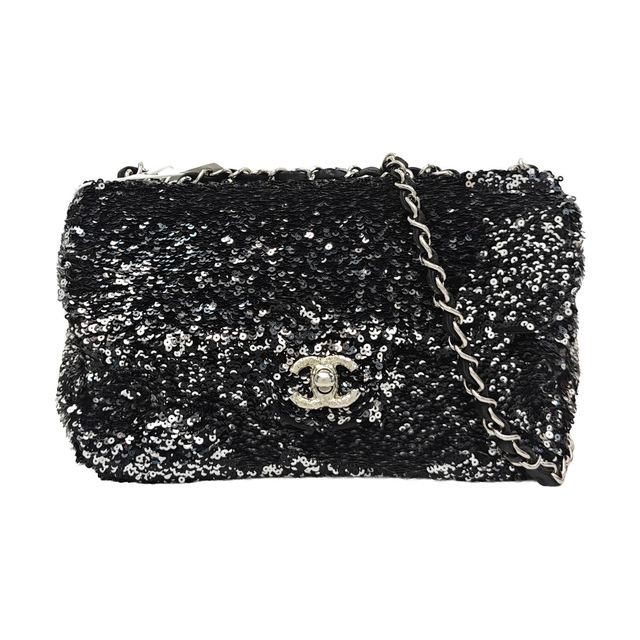 Chanel Classic Flap Schultertasche, 23 cm, Schwarz, Artikel 957767173236