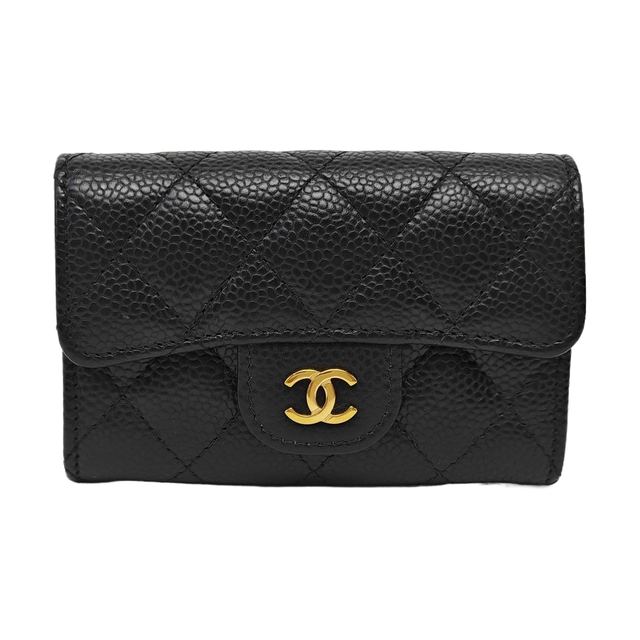 Chanel Classic Flap Kartenetui, 11 cm, Schwarz, Artikel 974469596331, Leder