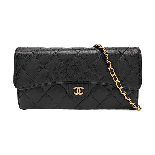 Chanel Classic Flap Schultertasche, 19.5 cm, Schwarz, Leder