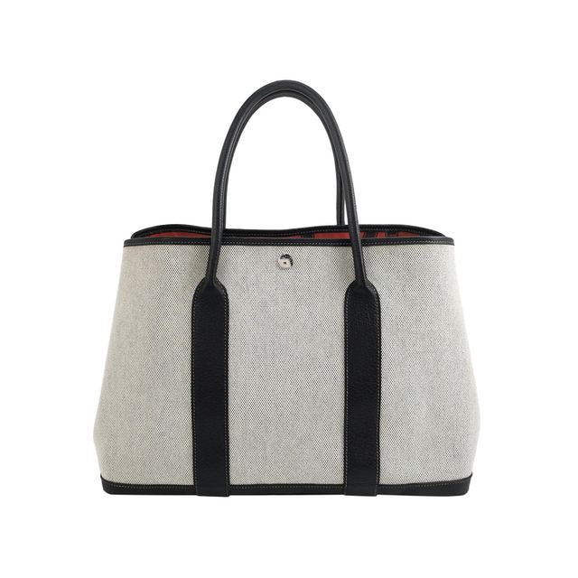 Hermès Garden Party 36 Handtasche, 36.5 cm, Beige, Canvas und Negonda-Leder