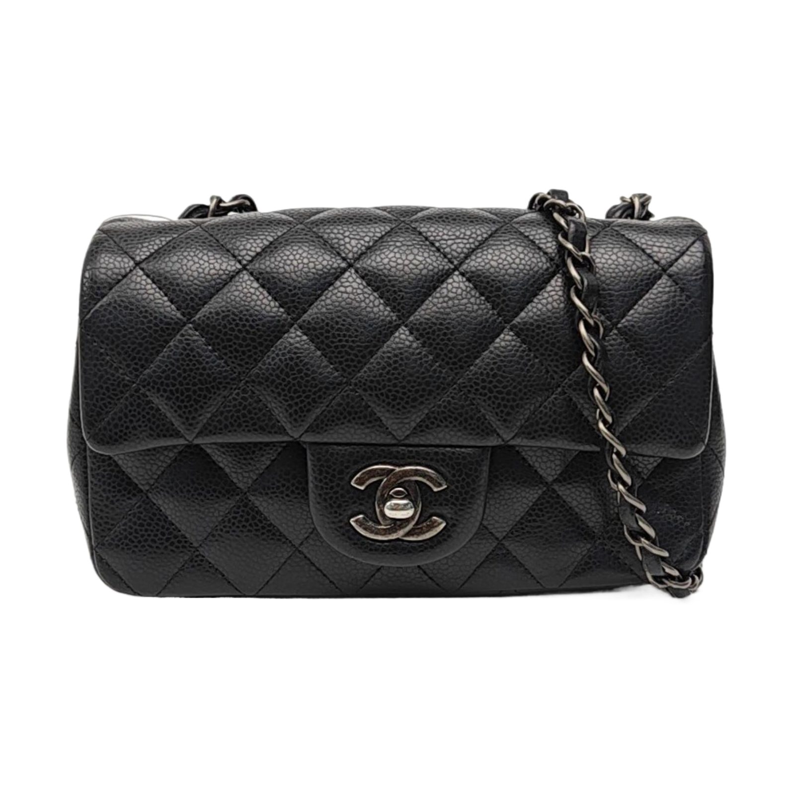 Chanel Classic Flap 肩袋, 20 cm, 黑色, 商品 993532671011, 皮革, 第 1 張照片