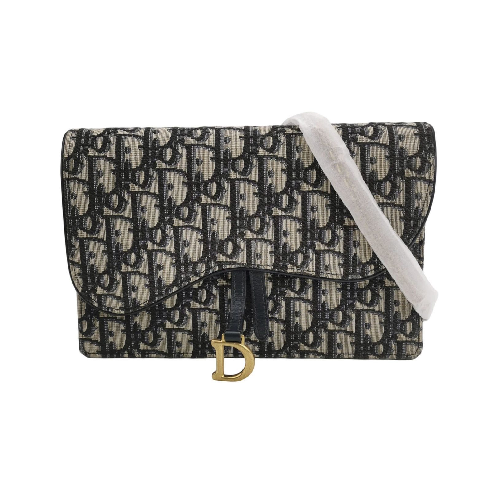 Dior Saddle Shoulder Bag, 22 cm, beige, Canvas, photograph 1