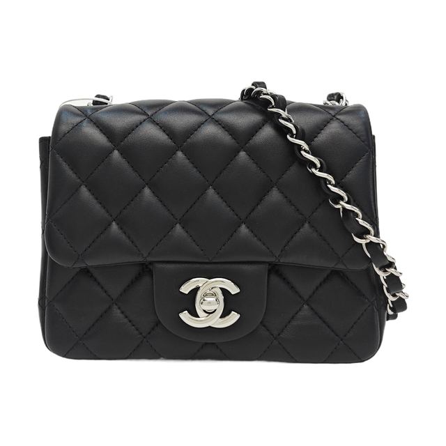 Chanel Classic Flap Schultertasche, 17 cm, Schwarz, Artikel 997643958979, Lammleder